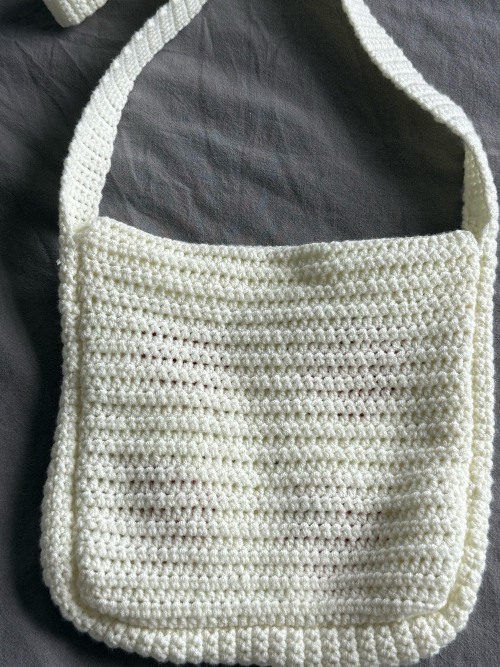 Handmade Crochet Strawberry Crossbody Bag - Picture 5 of 5